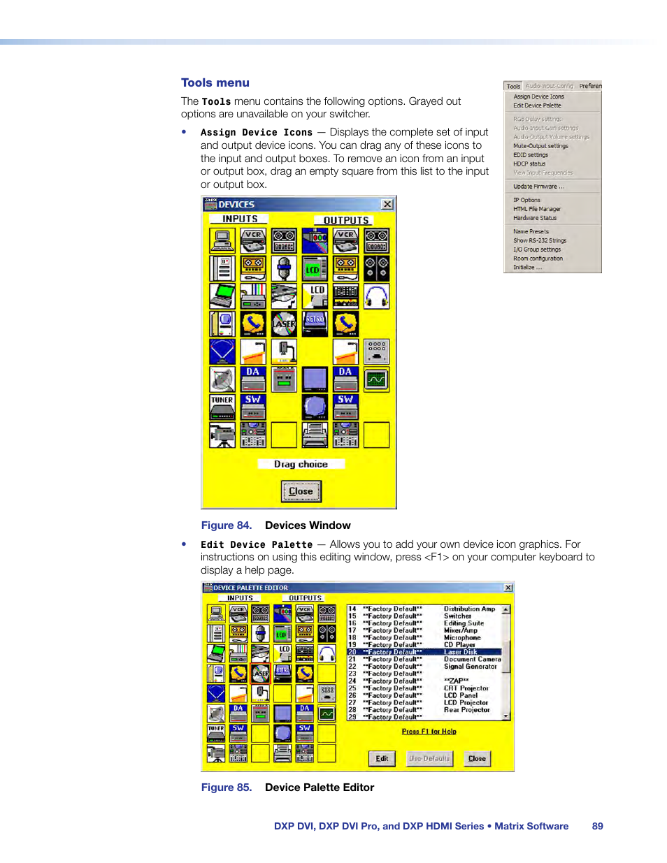 Extron Electronics DXP HDMI User Manual | Page 95 / 137