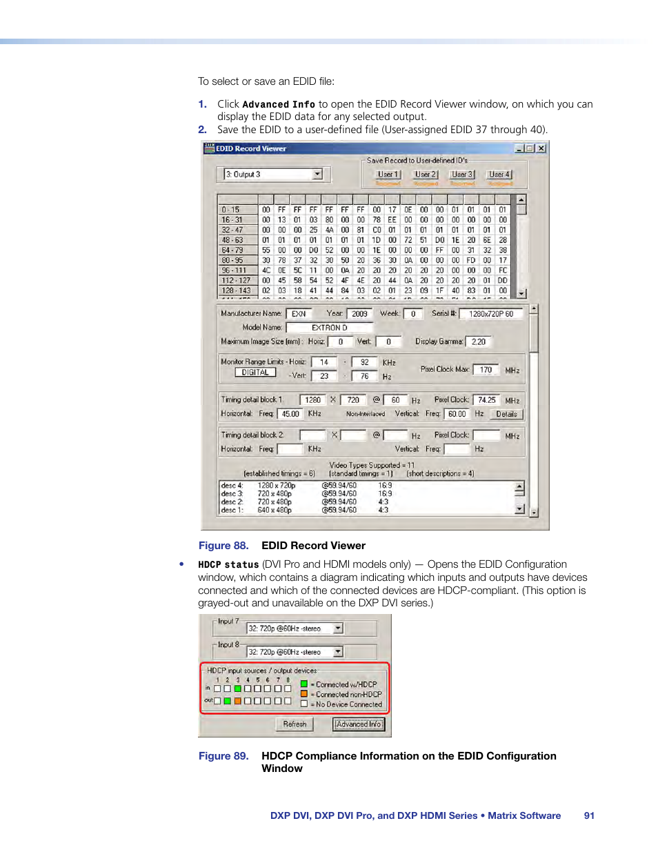 Extron Electronics DXP HDMI User Manual | Page 97 / 137