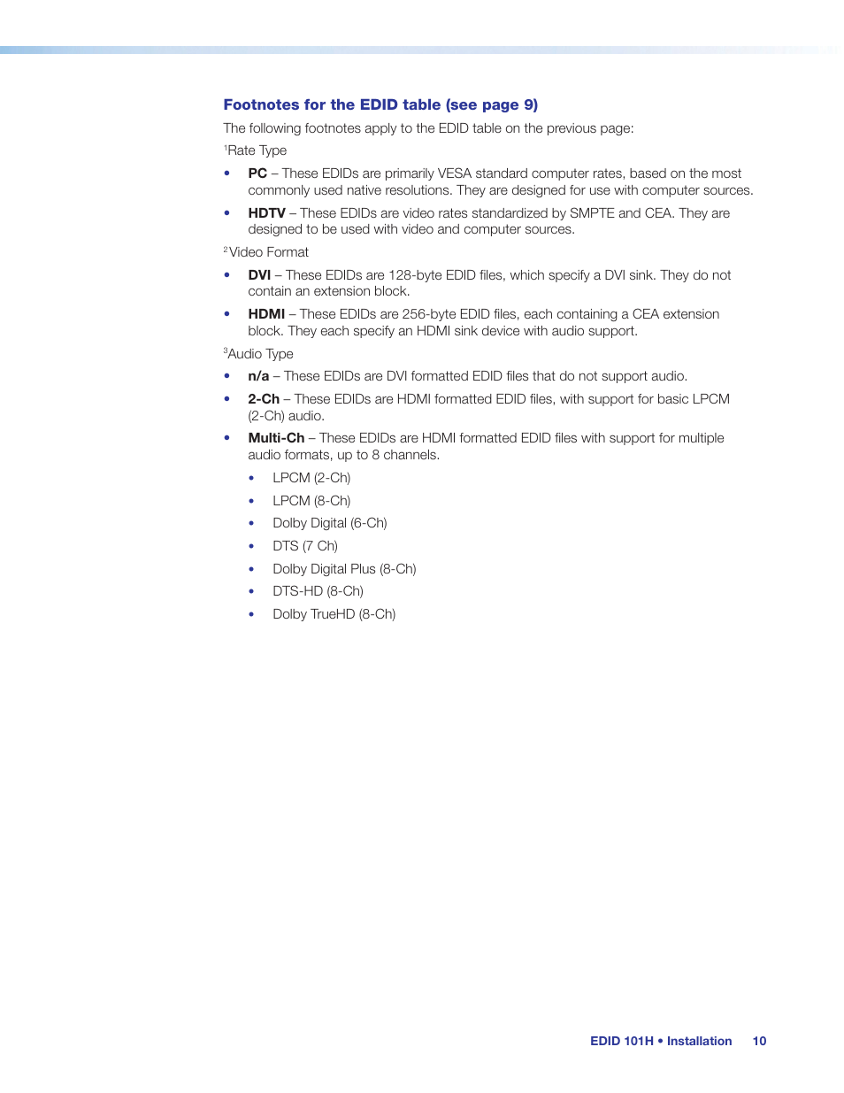 Extron Electronics EDID 101H User Guide User Manual | Page 16 / 30