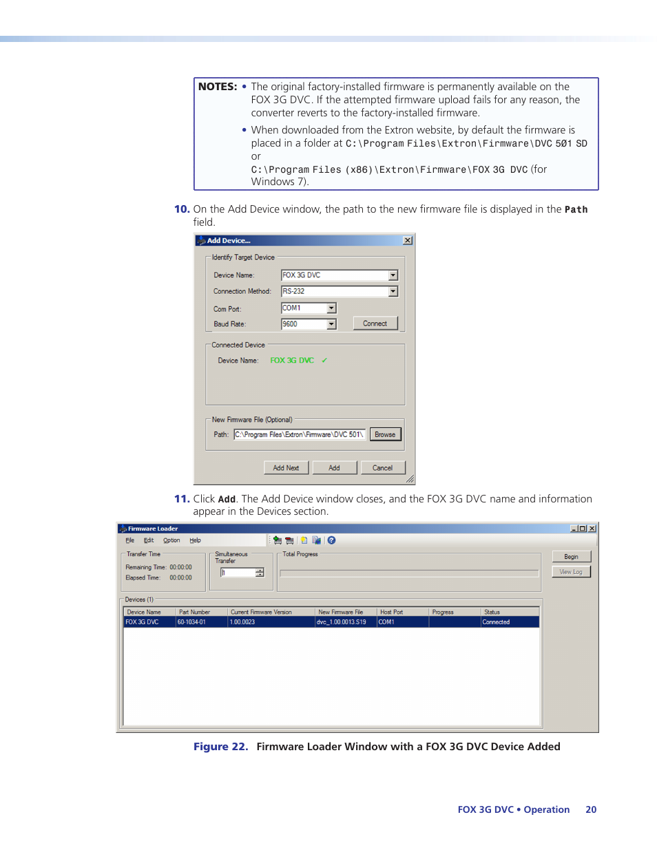 Extron Electronics FOX 3G DVC User Guide User Manual | Page 26 / 39