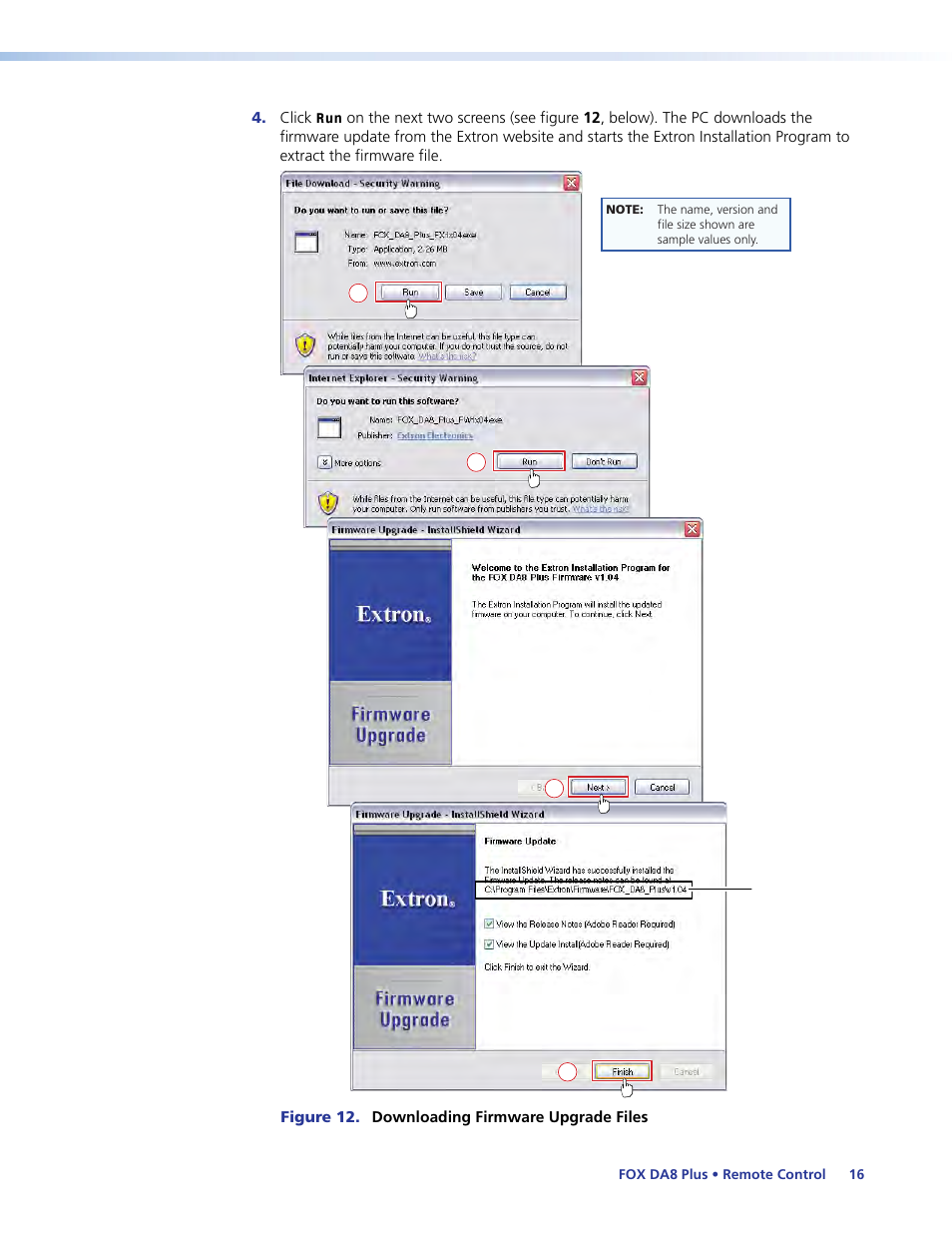 Extron Electronics FOX DA8 Plus User Guide User Manual | Page 22 / 29