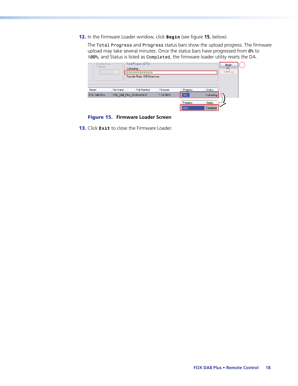 Extron Electronics FOX DA8 Plus User Guide User Manual | Page 24 / 29