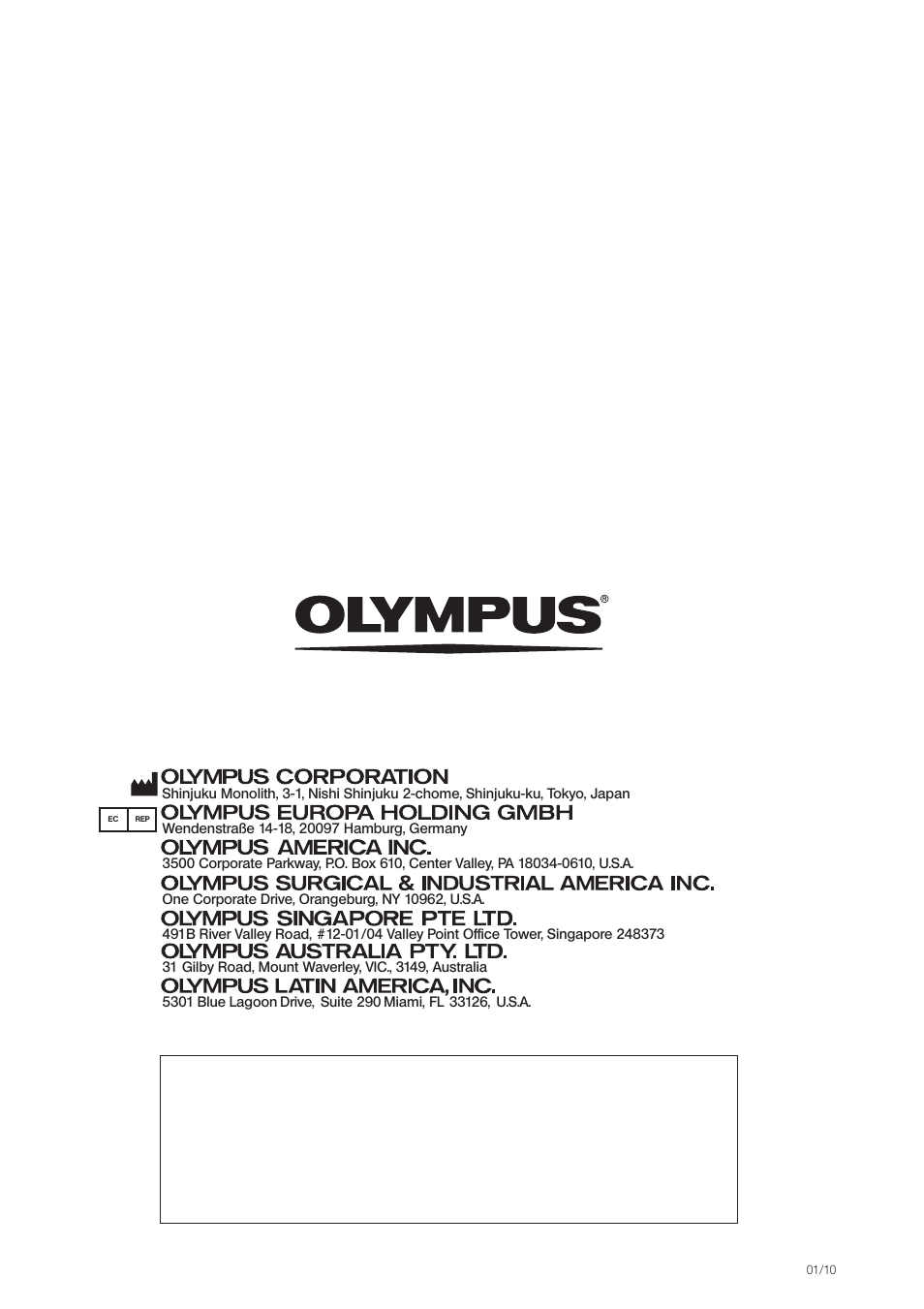 Olympus IX2 RFAEVA2 User Manual | Page 24 / 24