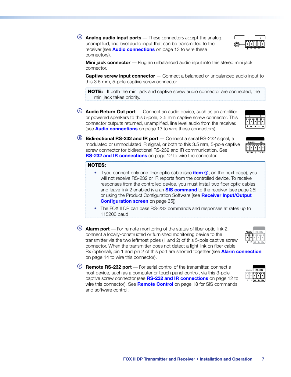 Extron Electronics FOX II T_R DP User Guide User Manual | Page 13 / 48