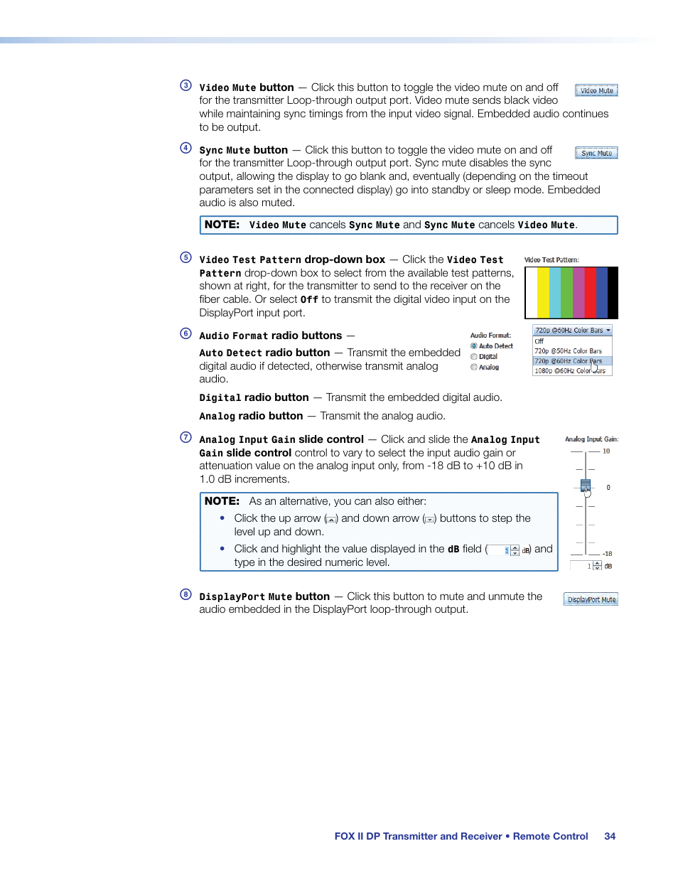 Extron Electronics FOX II T_R DP User Guide User Manual | Page 40 / 48