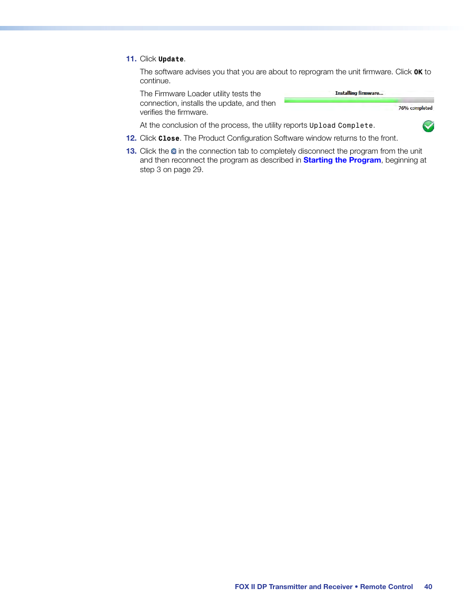 Extron Electronics FOX II T_R DP User Guide User Manual | Page 46 / 48