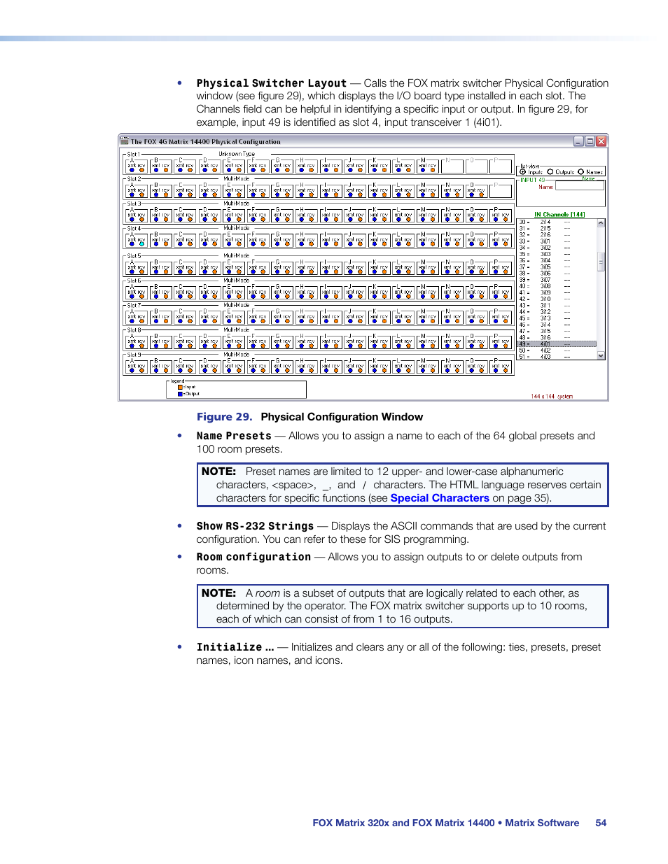 Extron Electronics FOX Matrix 14400 User Guide User Manual | Page 60 / 95