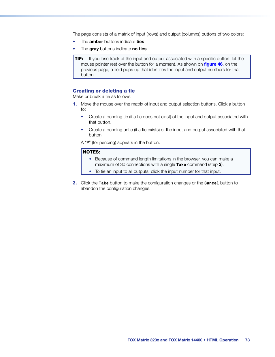 Extron Electronics FOX Matrix 14400 User Guide User Manual | Page 79 / 95