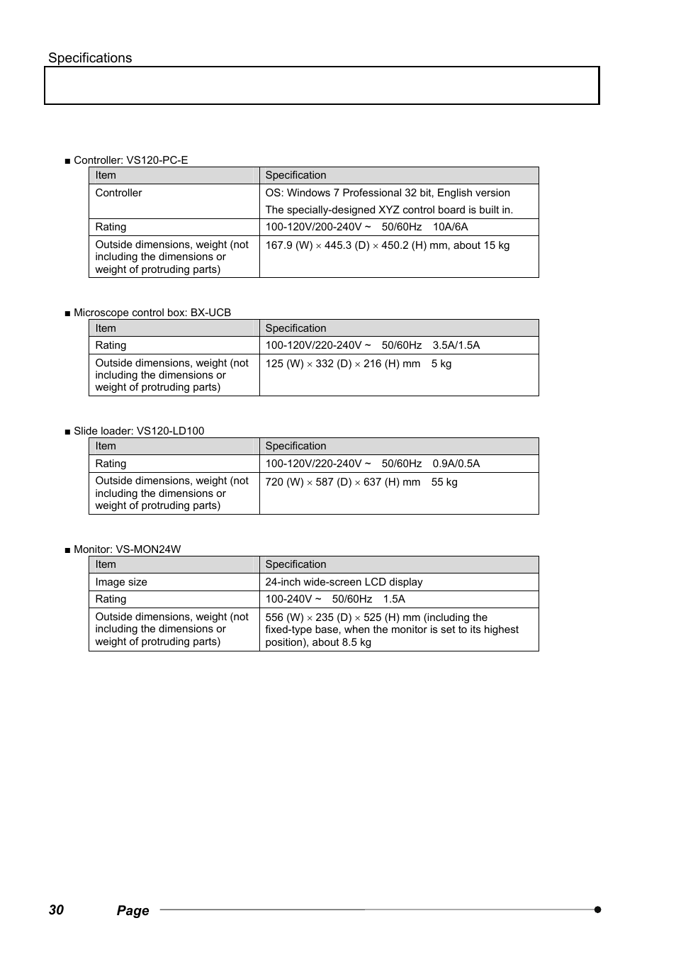 Olympus VS120 User Manual | Page 34 / 40