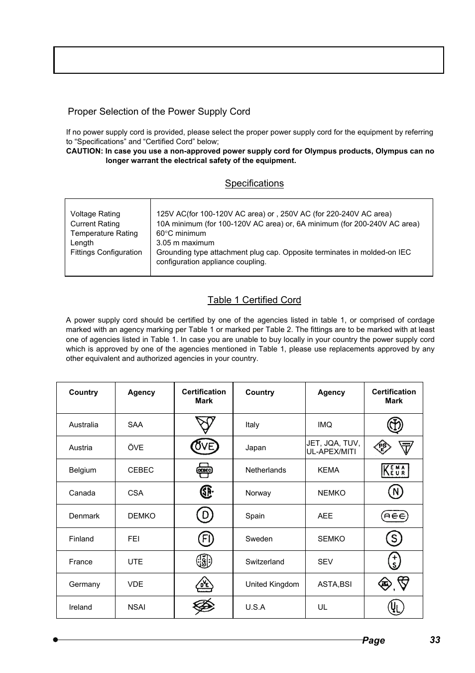 Olympus VS120 User Manual | Page 37 / 40