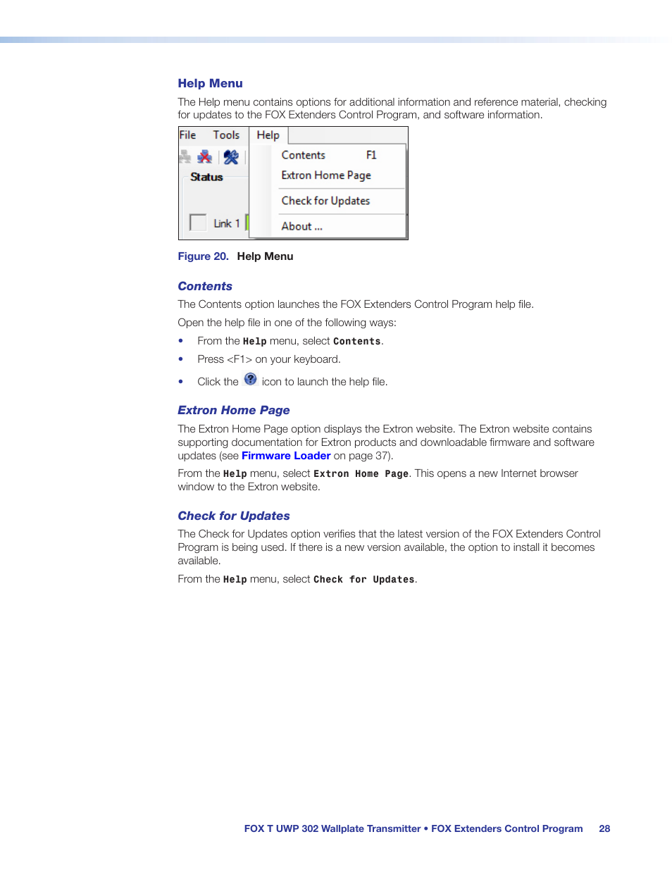 Extron Electronics FOX T UWP 302 User Guide User Manual | Page 34 / 47