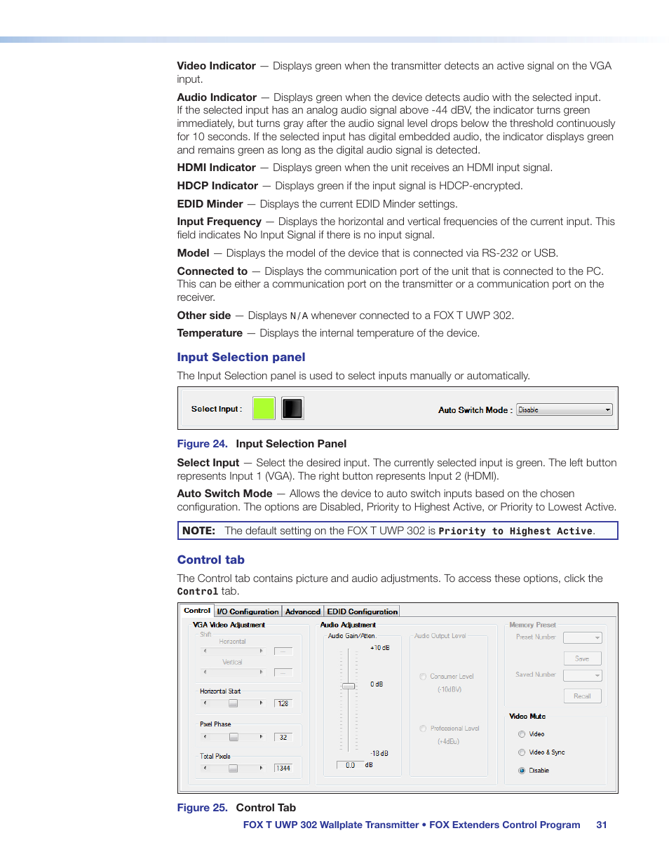 Extron Electronics FOX T UWP 302 User Guide User Manual | Page 37 / 47