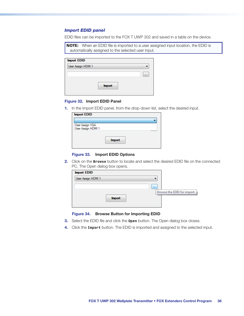 Extron Electronics FOX T UWP 302 User Guide User Manual | Page 42 / 47