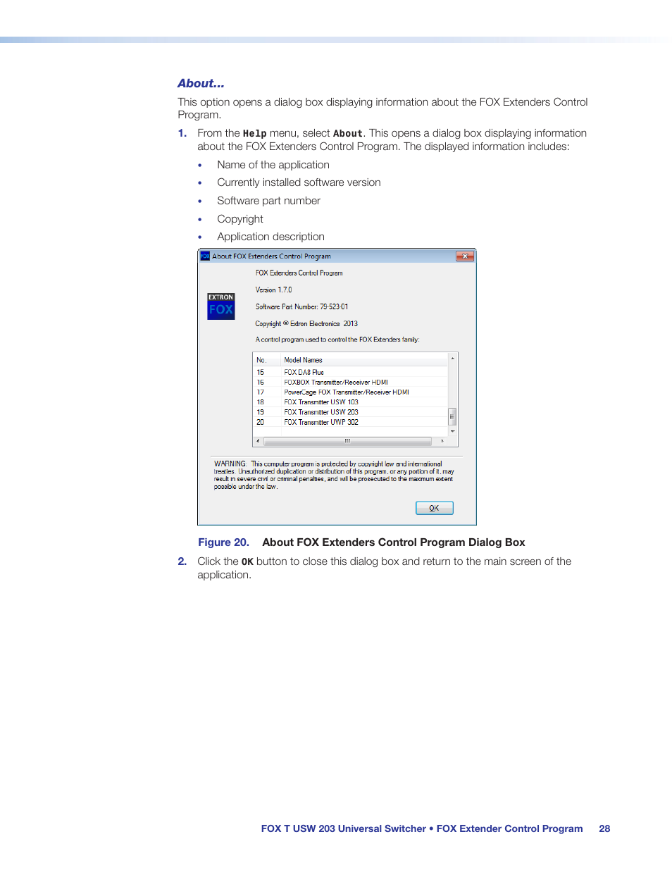 Extron Electronics FOX T USW 203 User Guide User Manual | Page 34 / 47