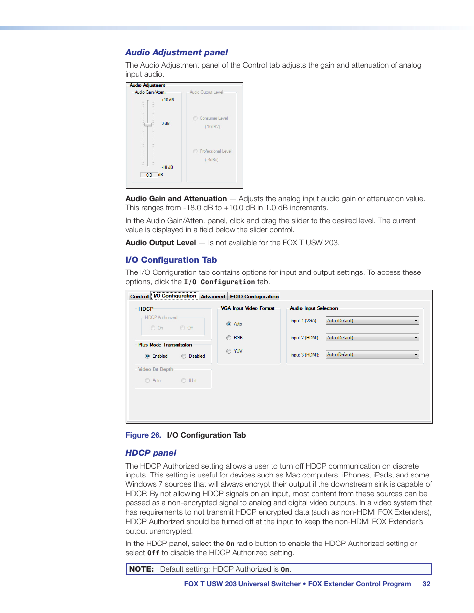 Extron Electronics FOX T USW 203 User Guide User Manual | Page 38 / 47