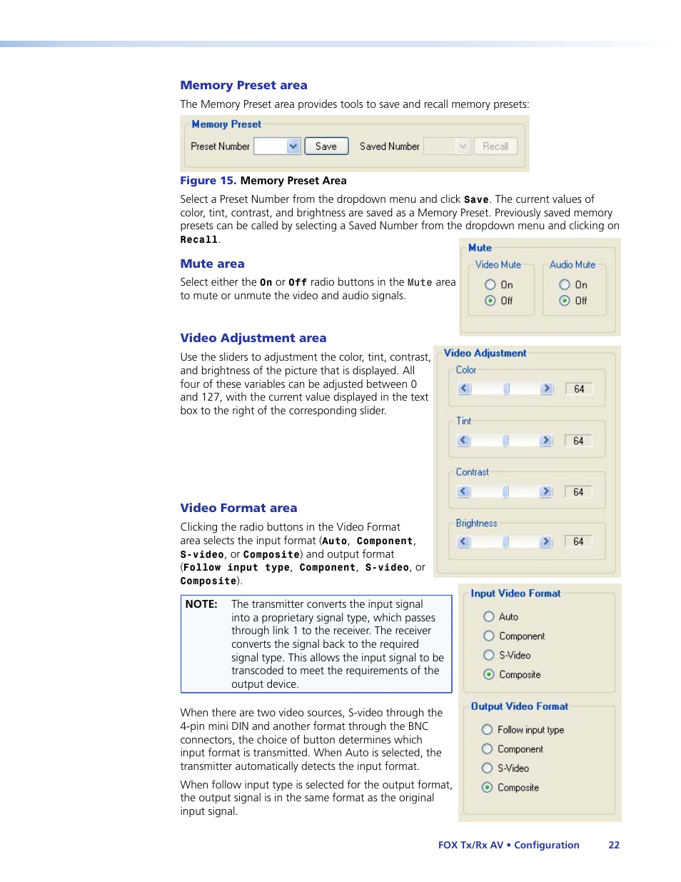 Extron Electronics Fox Tx_Rx AV User Guide User Manual | Page 28 / 38