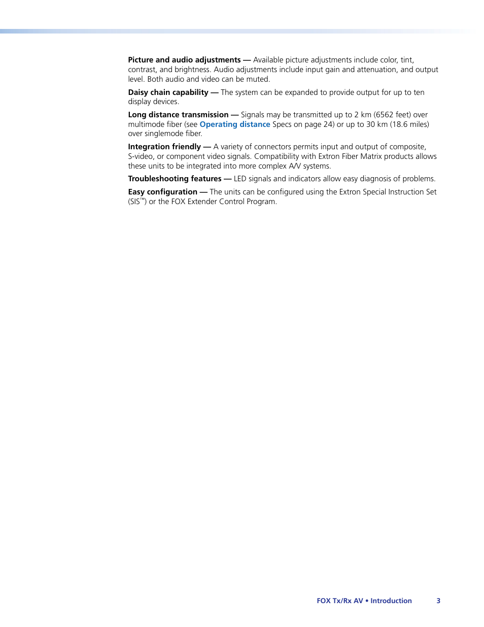 Extron Electronics Fox Tx_Rx AV User Guide User Manual | Page 9 / 38