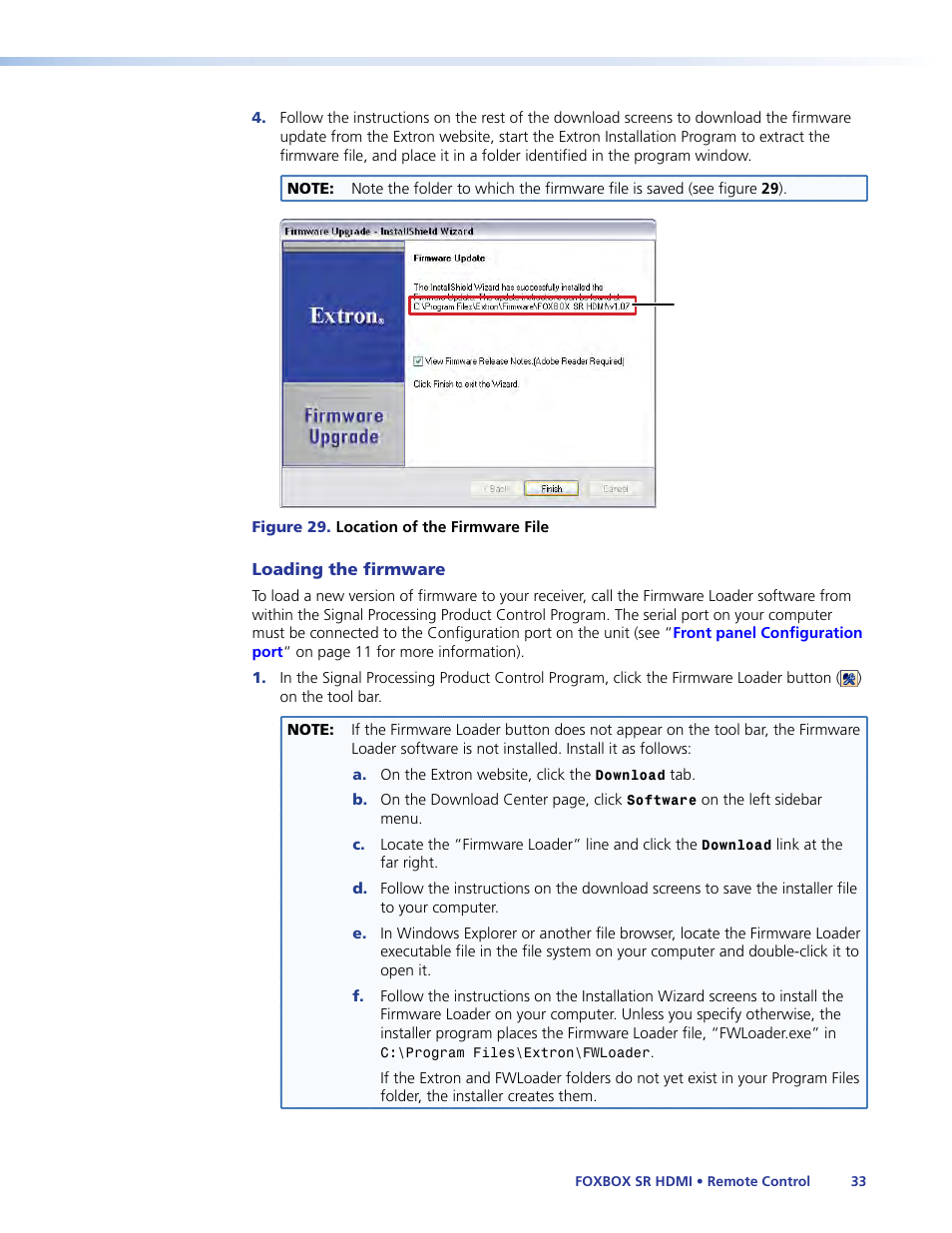Extron Electronics FOXBOX SR HDMI User Guide User Manual | Page 39 / 45