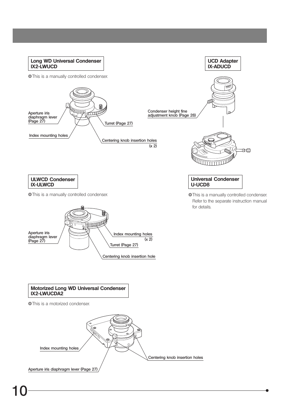 Olympus IX71 User Manual | Page 14 / 76