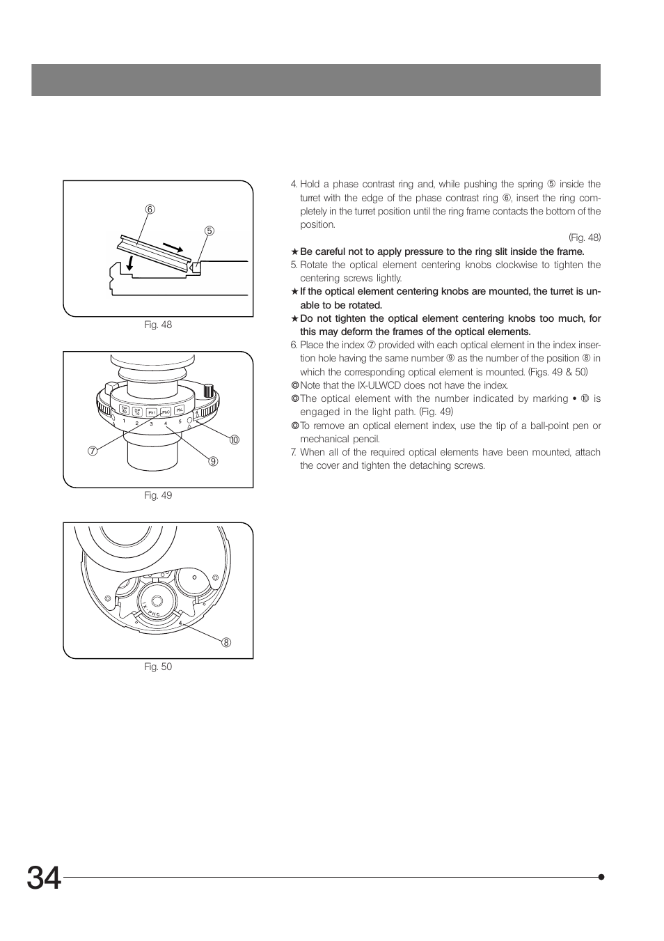Olympus IX71 User Manual | Page 38 / 76