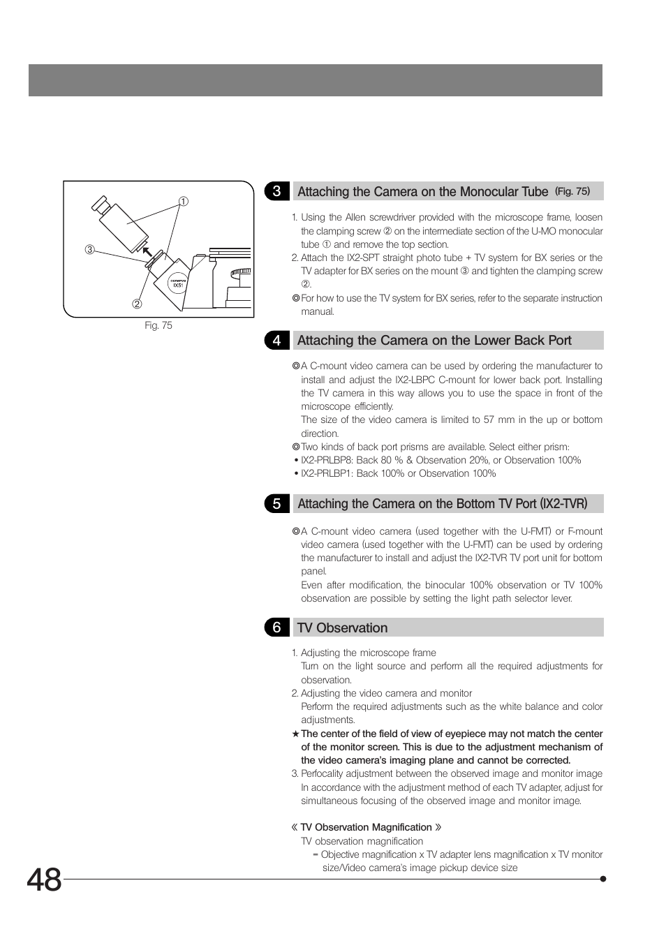 Olympus IX71 User Manual | Page 52 / 76