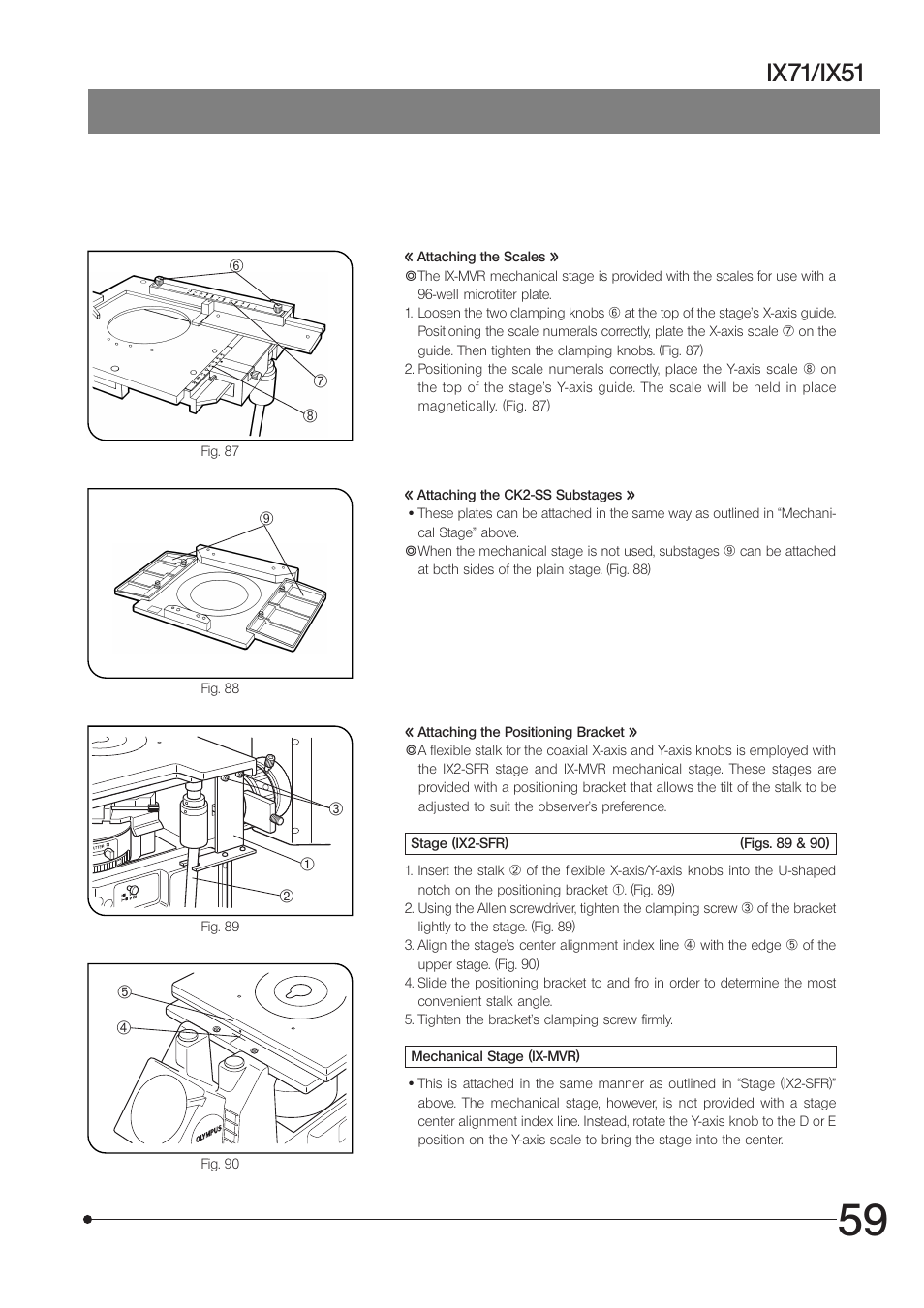 Ix71/ix51 | Olympus IX71 User Manual | Page 63 / 76