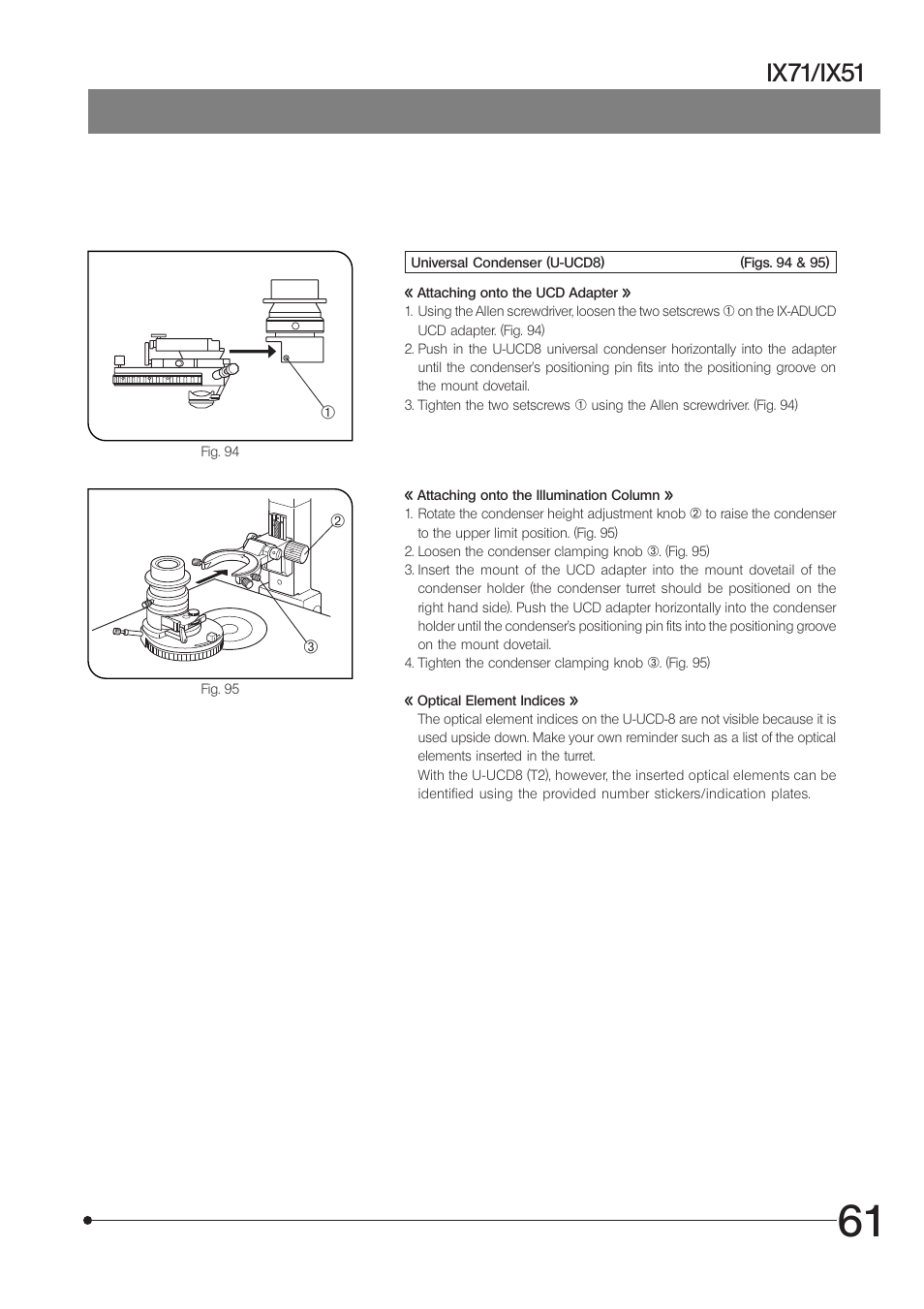 Ix71/ix51 | Olympus IX71 User Manual | Page 65 / 76