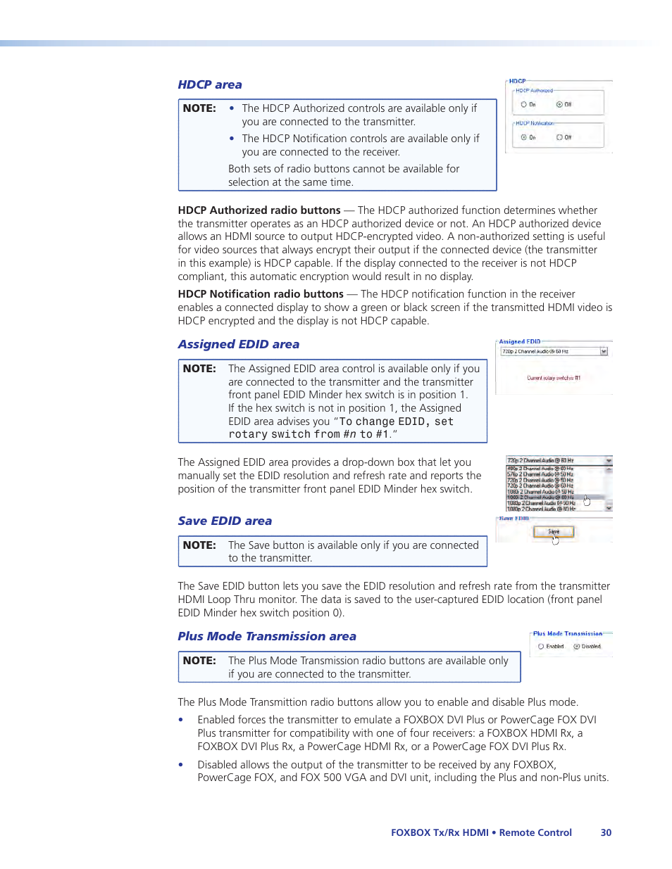 Extron Electronics FOXBOX Tx_Rx HDMI User Guide User Manual | Page 36 / 49