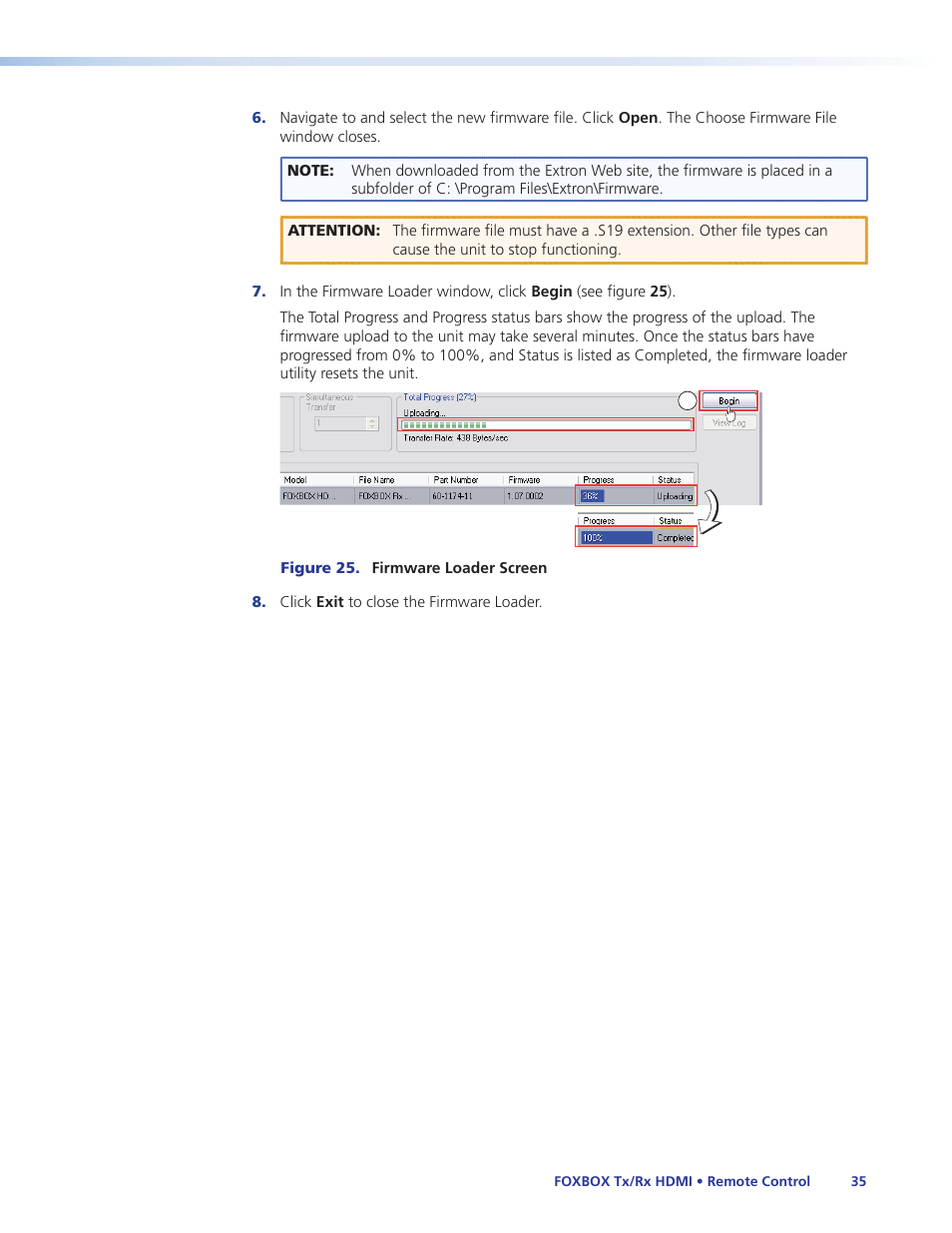 Extron Electronics FOXBOX Tx_Rx HDMI User Guide User Manual | Page 41 / 49