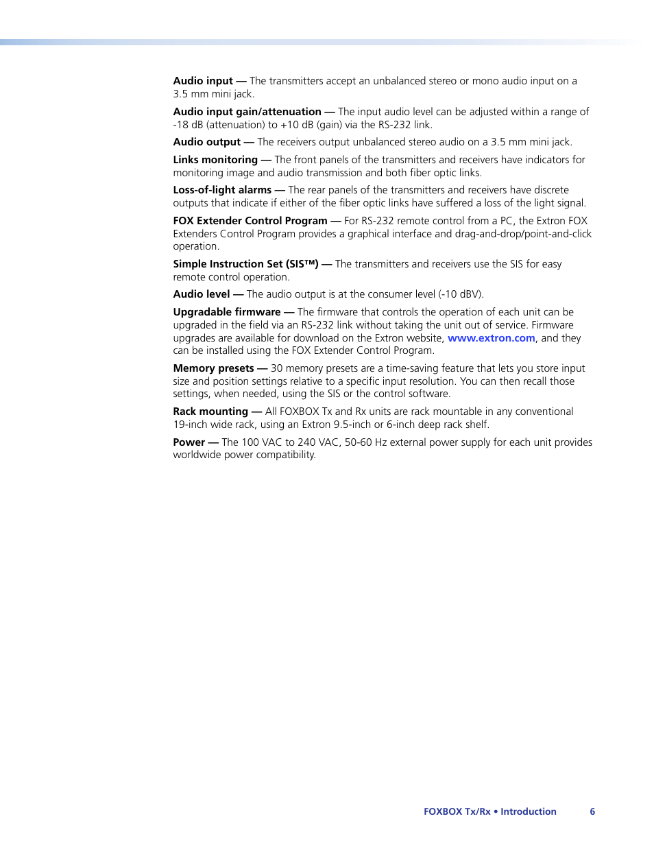 Extron Electronics FOXBOX Tx_Rx DVI Plus User Guide User Manual | Page 12 / 50