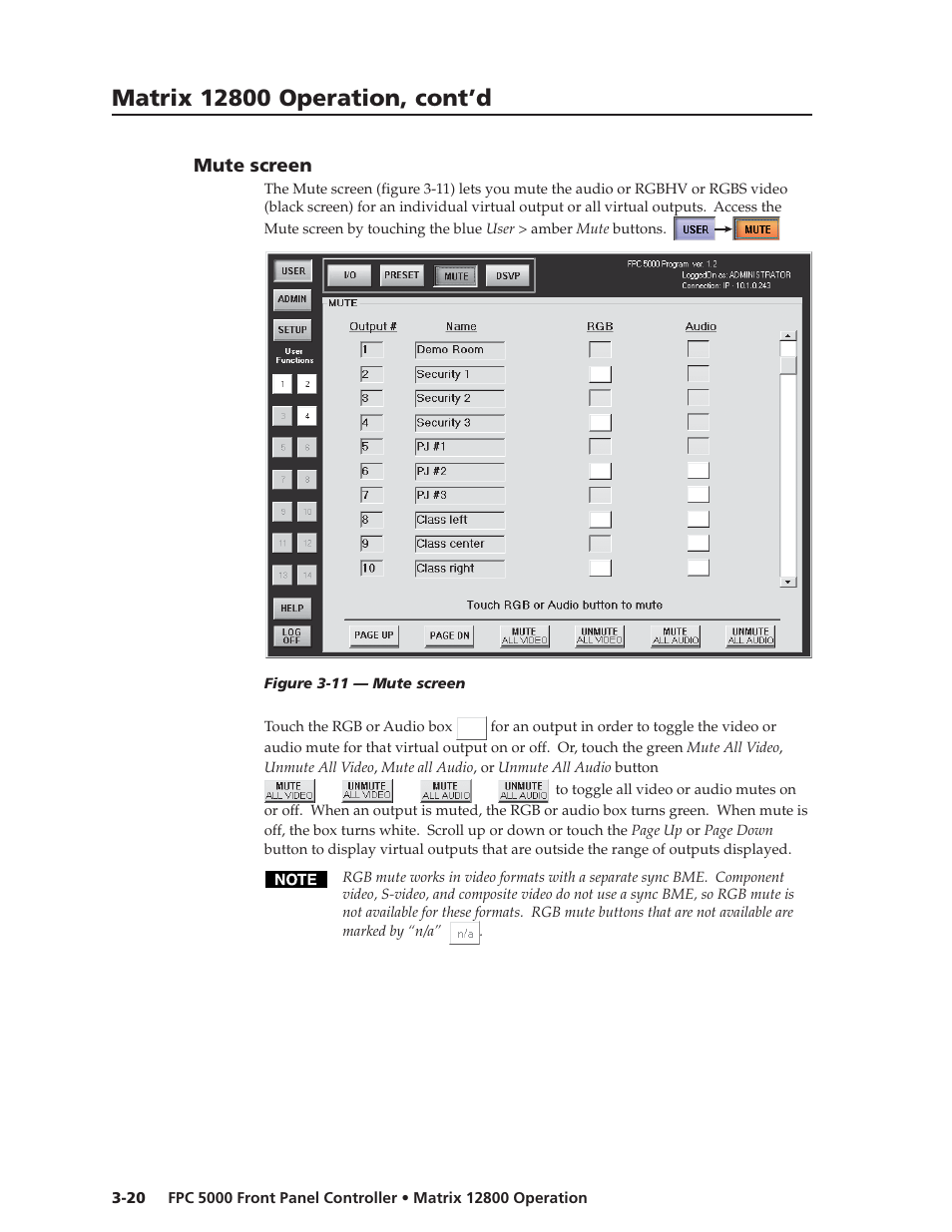 Extron Electronics FPC 5000 User Manual | Page 40 / 60