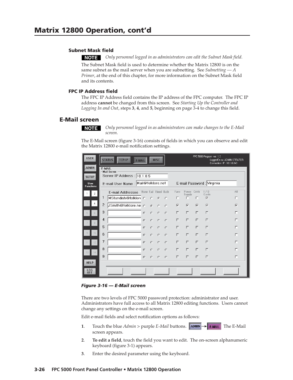 Extron Electronics FPC 5000 User Manual | Page 46 / 60