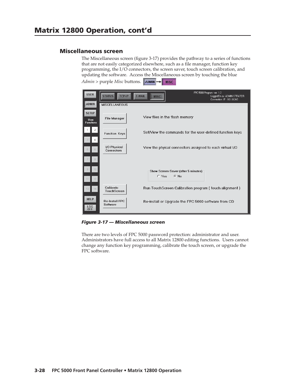 Extron Electronics FPC 5000 User Manual | Page 48 / 60