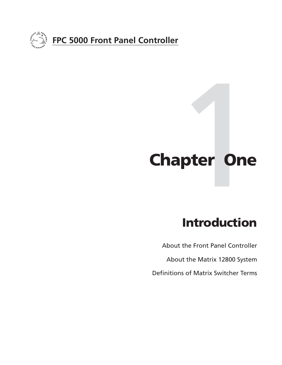 Extron Electronics FPC 5000 User Manual | Page 5 / 60