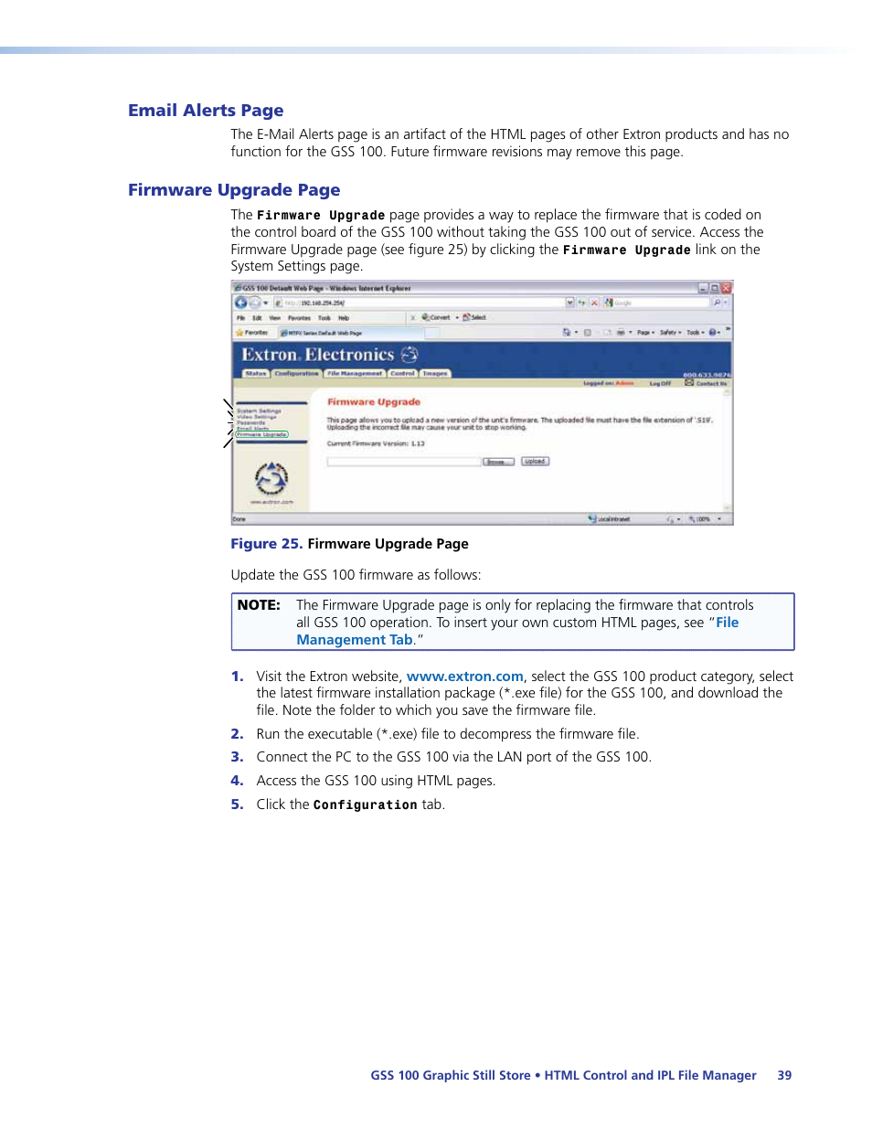 Extron Electronics GSS 100 User Guide User Manual | Page 45 / 60