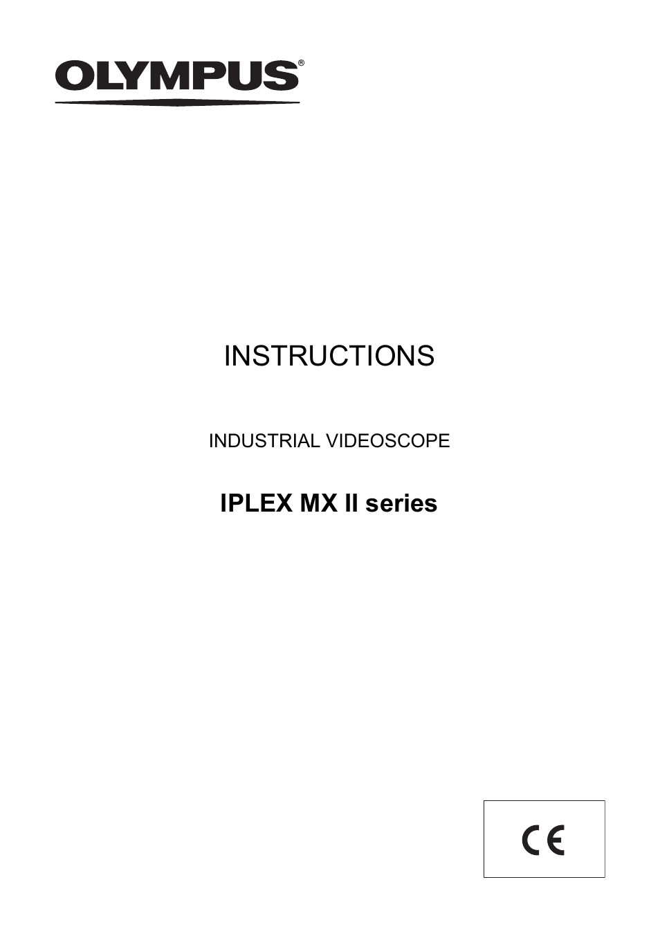 Olympus IPLEX MX II User Manual | 100 pages