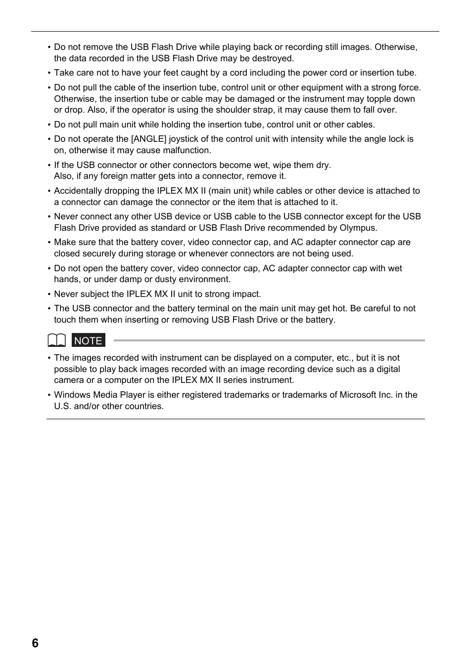 Olympus IPLEX MX II User Manual | Page 12 / 100