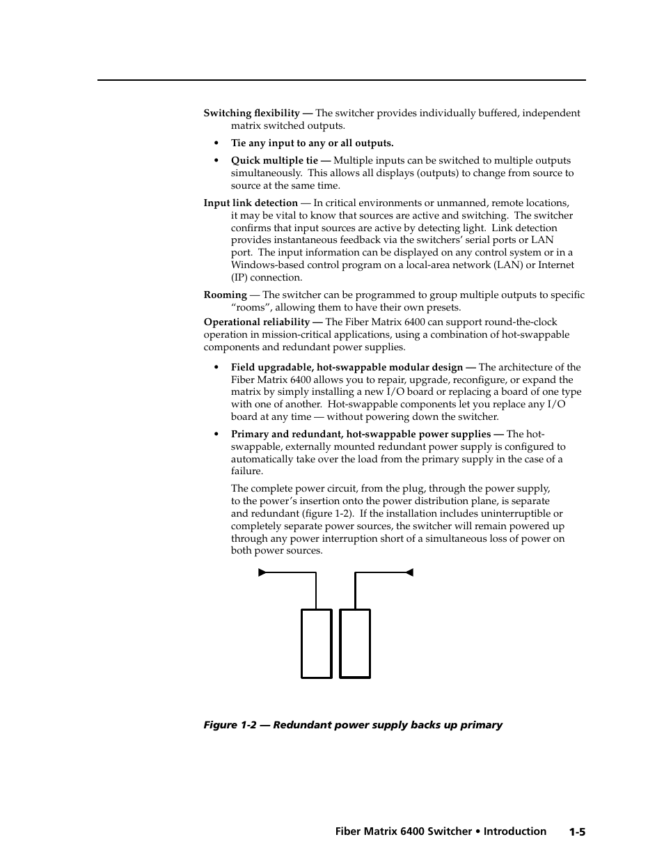 Extron Electronics Fiber Matrix 6400 User Manual | Page 15 / 144