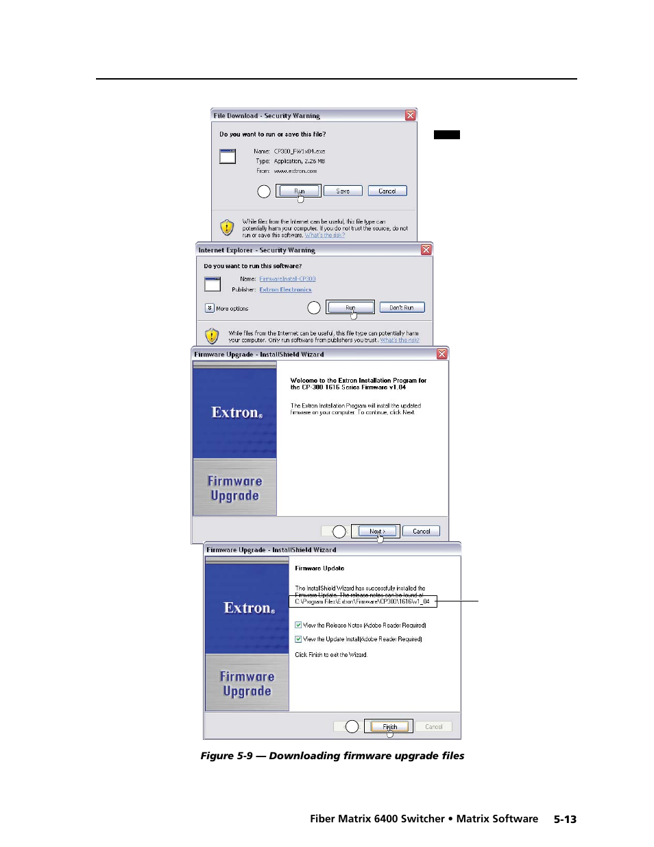 Extron Electronics Fiber Matrix 6400 User Manual | Page 97 / 144