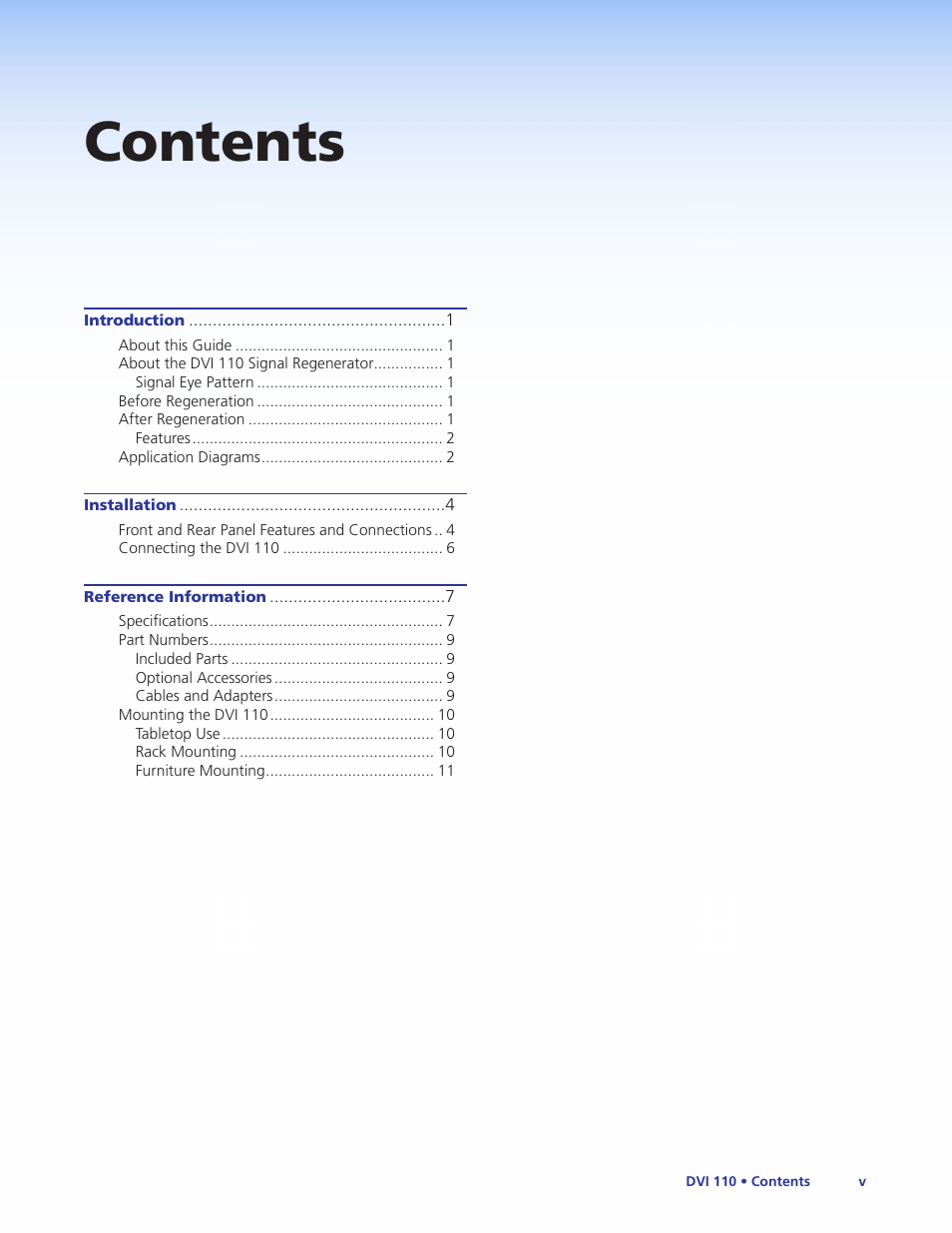 Extron Electronics DVI 110 User Guide User Manual | Page 5 / 19