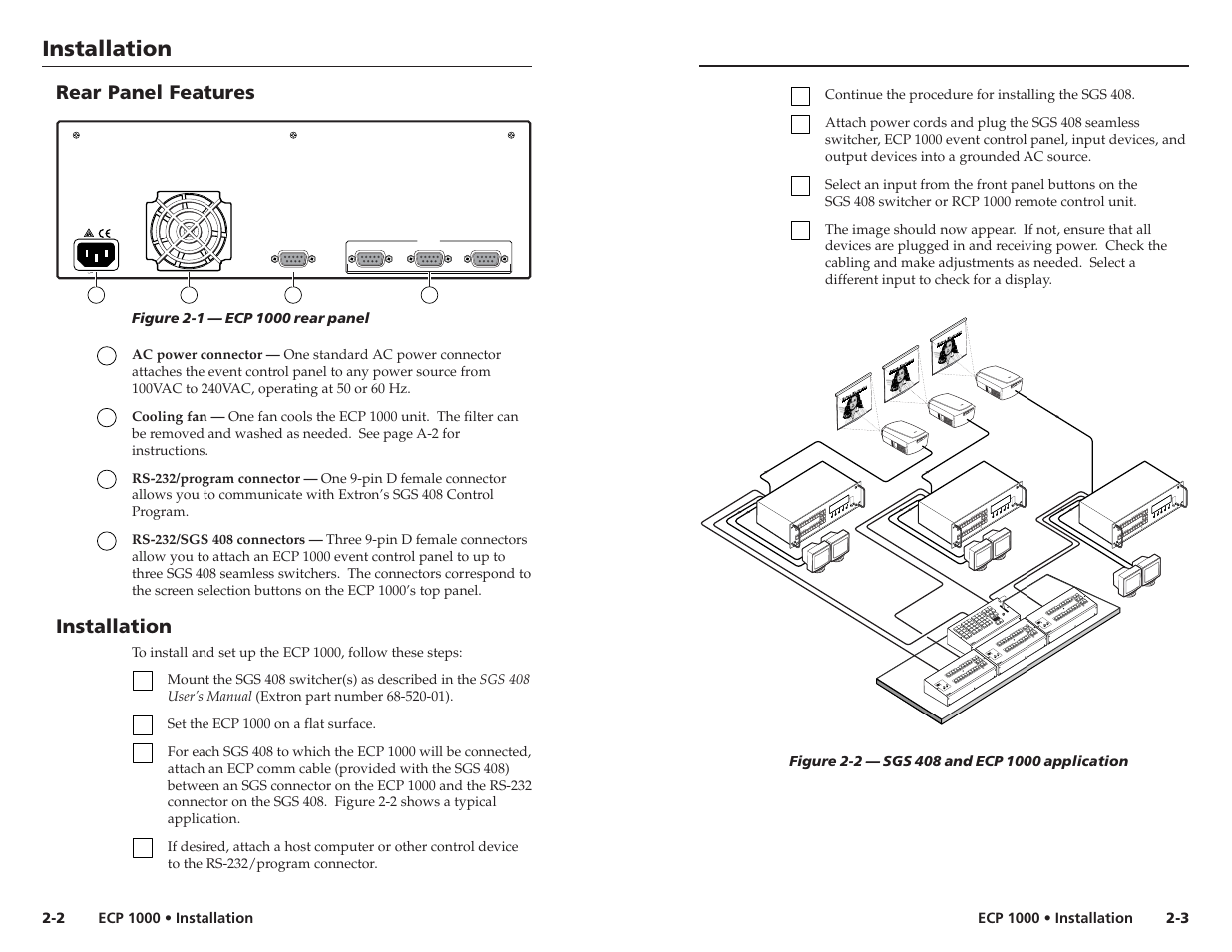 Extron Electronics ECP 1000 User Manual | Page 5 / 18