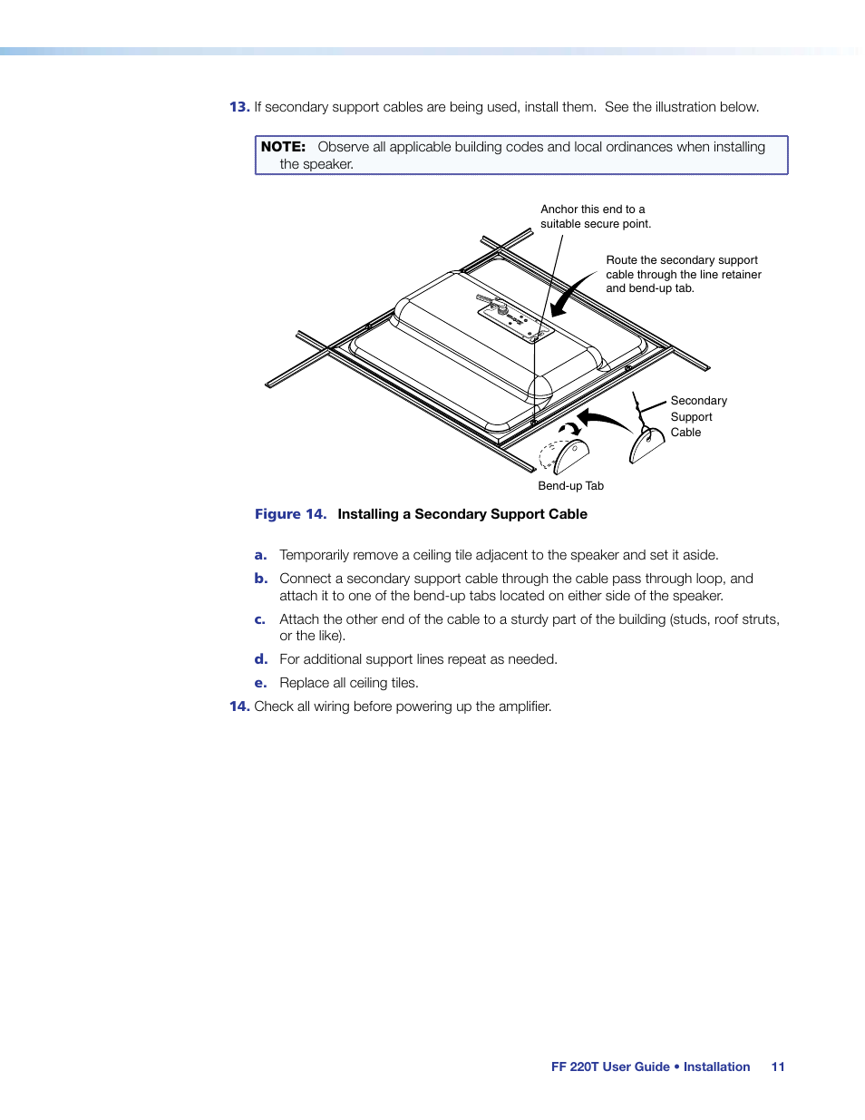 Reference information, Dimensions | Extron Electronics FF 220T User Guide User Manual | Page 15 / 17