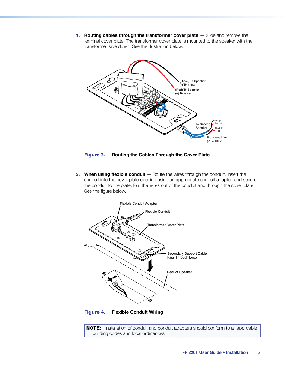 Ff 220t user guide • installation 5 | Extron Electronics FF 220T User Guide User Manual | Page 9 / 17