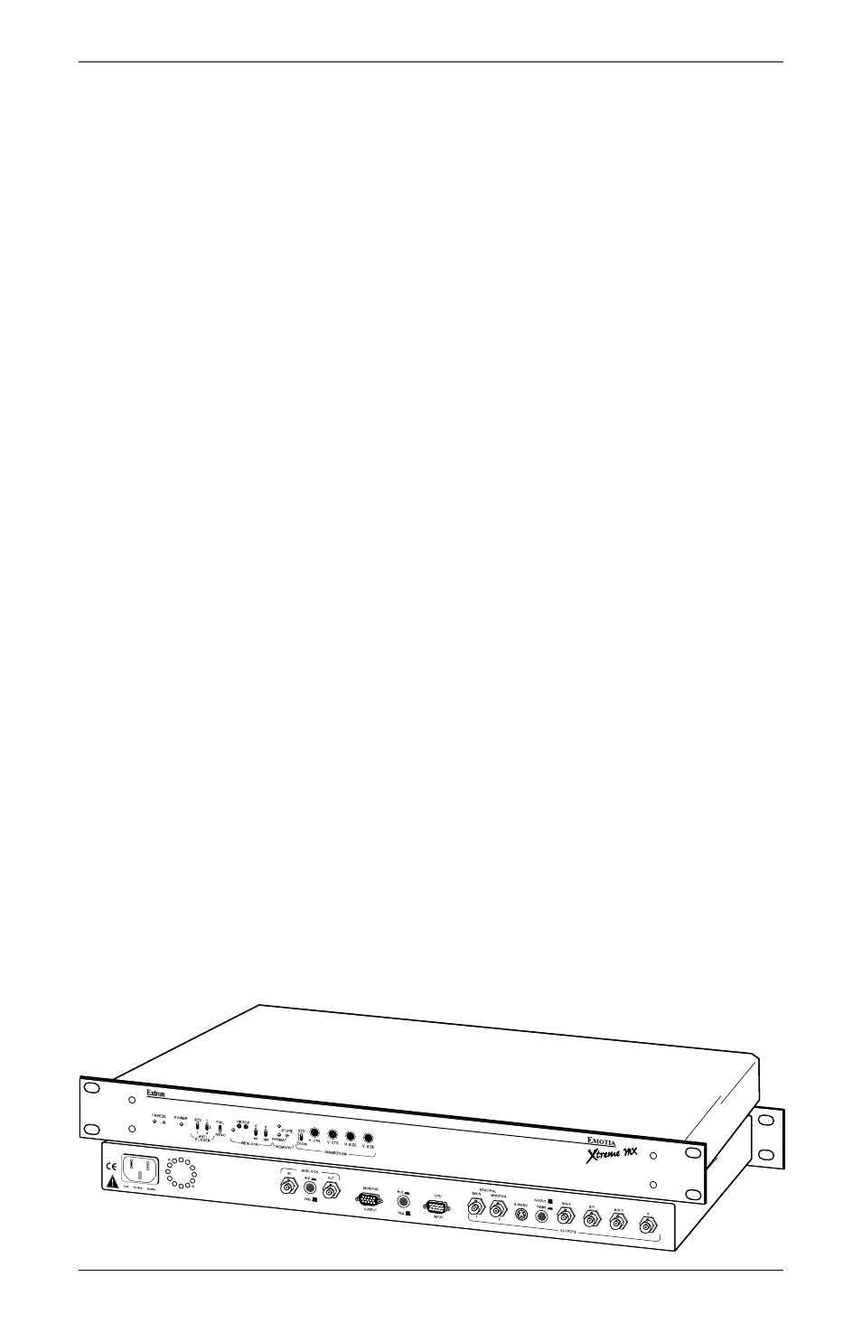 Specifications | Extron Electronics EMOTIA xtreme MX User Manual | Page 8 / 19