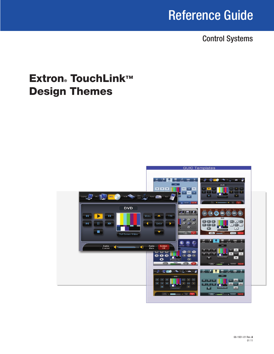 Extron Electronics Extron TouchLink User Manual | 78 pages