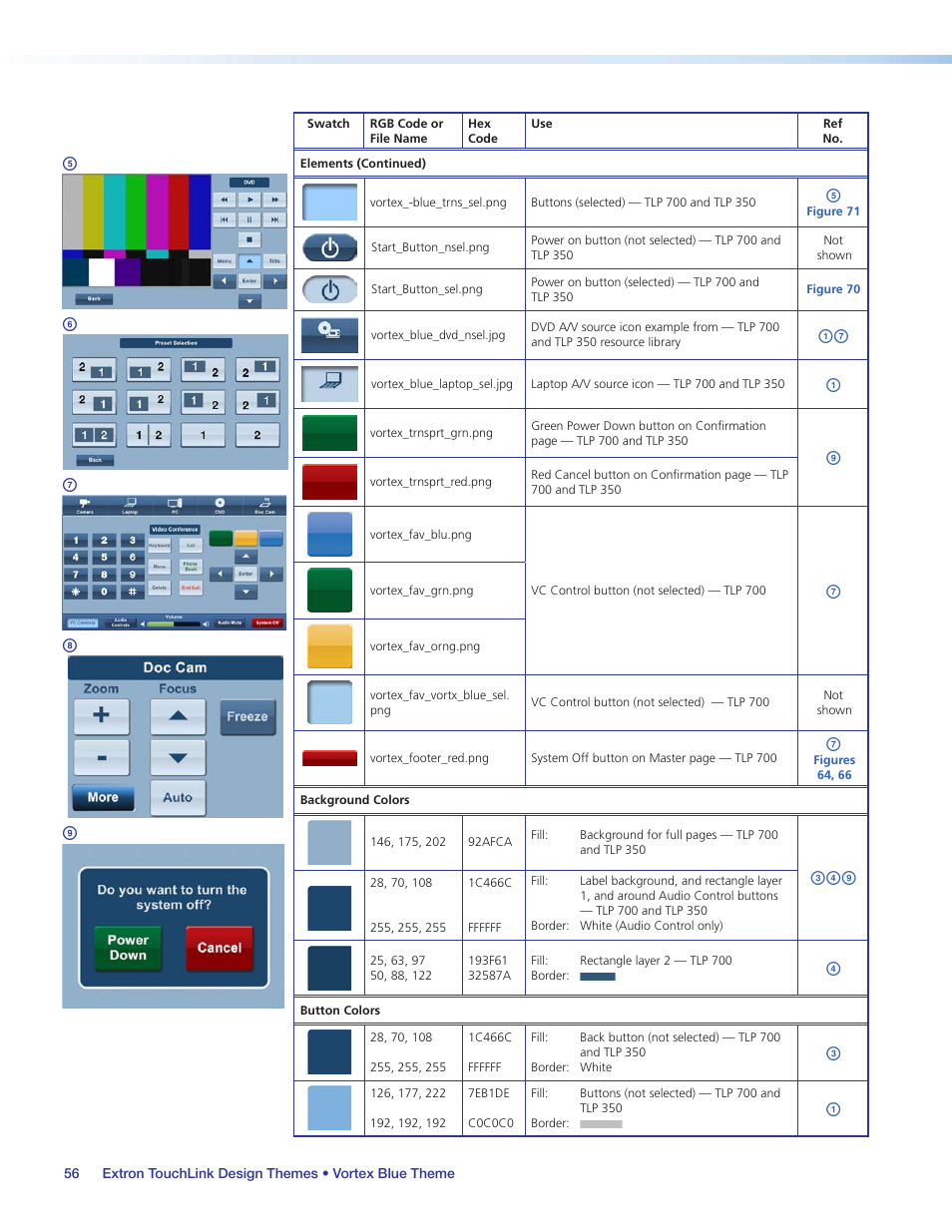 Ef g h i | Extron Electronics Extron TouchLink User Manual | Page 60 / 78
