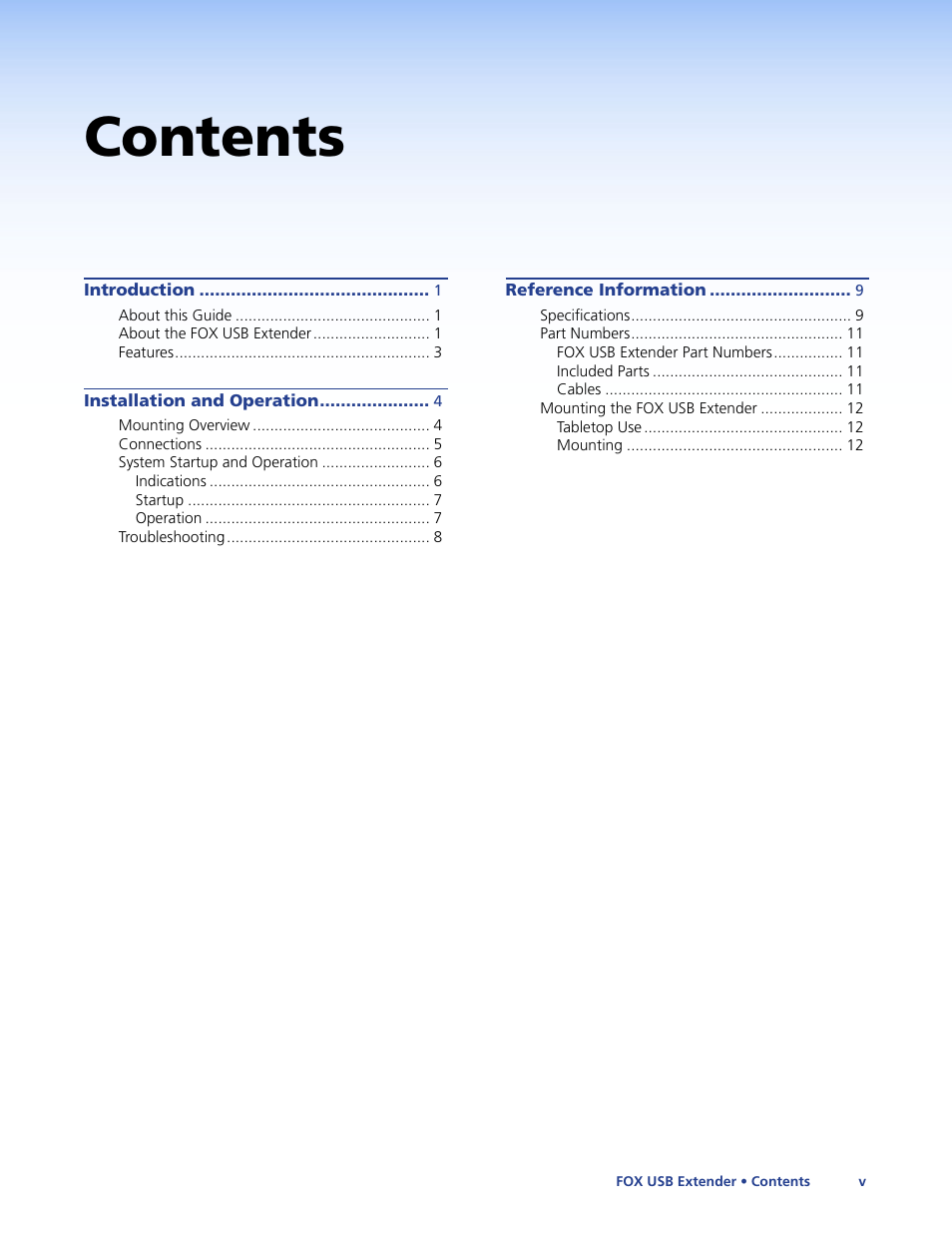 Extron Electronics FOX USB Extender User Guide User Manual | Page 5 / 19