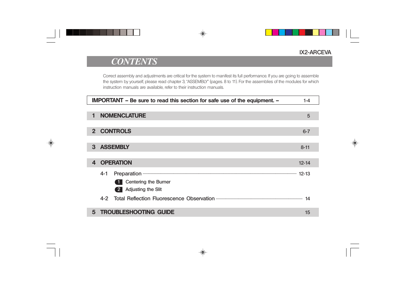 Olympus IX2-ARCEVA User Manual | Page 3 / 20