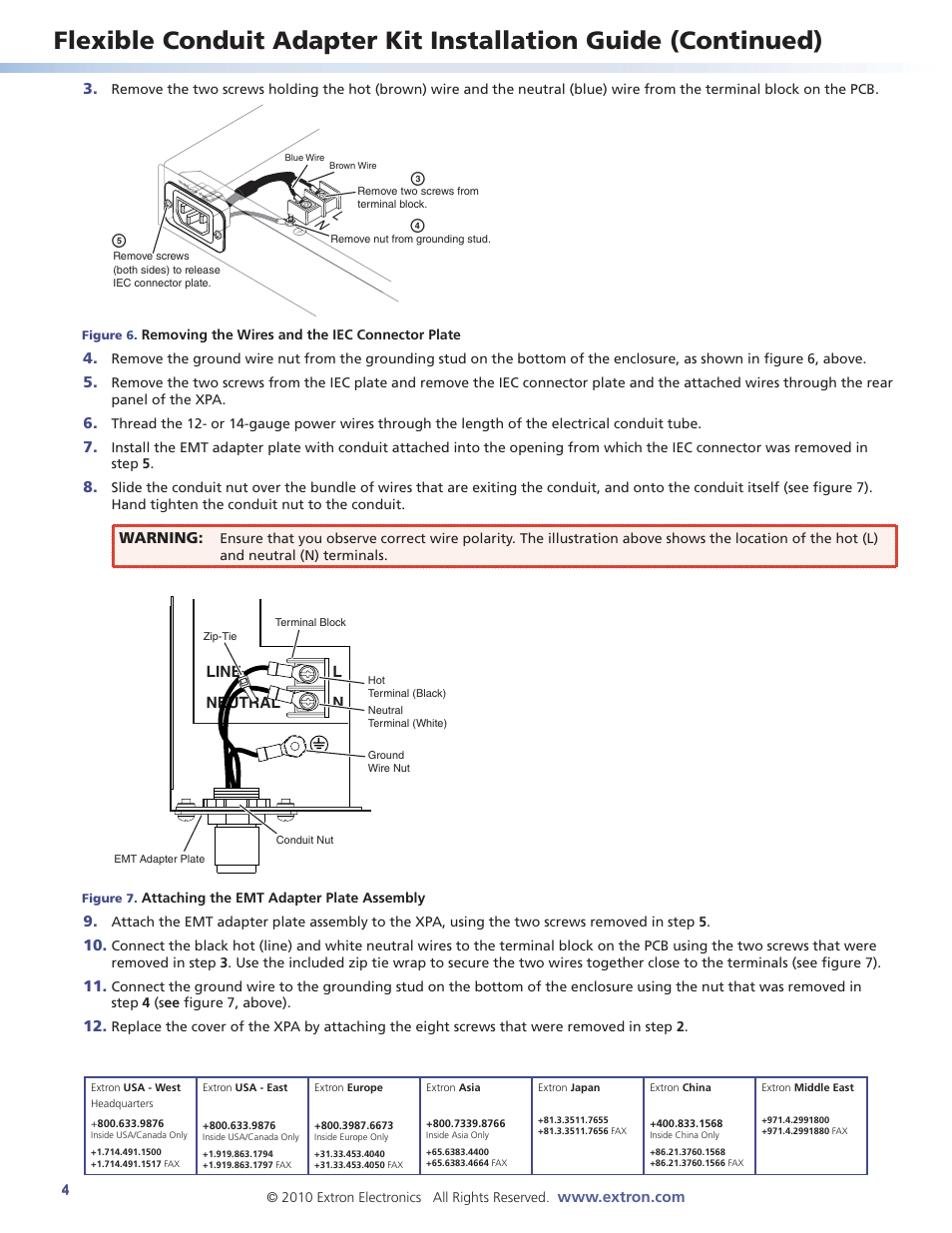 Cd e | Extron Electronics Flexible Conduit Adapter Kit User Manual | Page 4 / 4