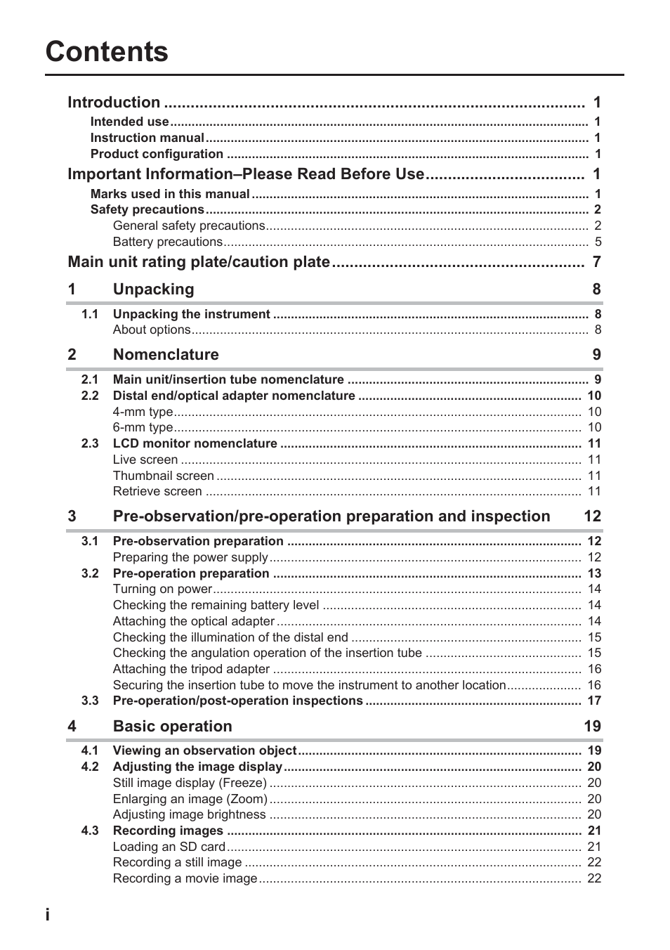 Olympus IPLEX UltraLite User Manual | Page 3 / 48